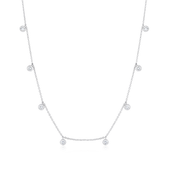 1.47cts Spectacle Set Diamond Necklet