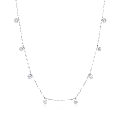 1.47cts Spectacle Set Diamond Necklet