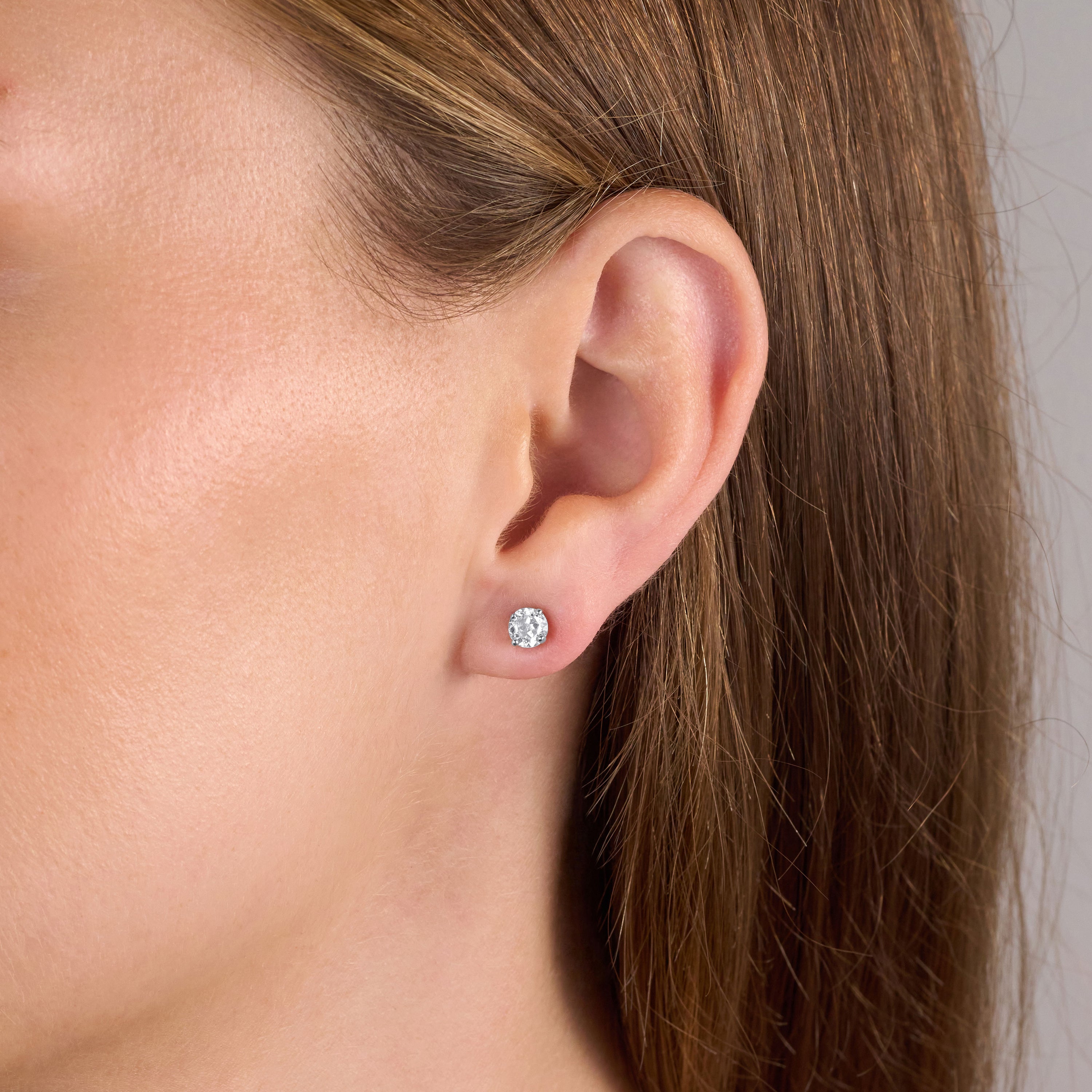 Cultured Pearl and Old Cut Diamond Slide On/Off Earrings
