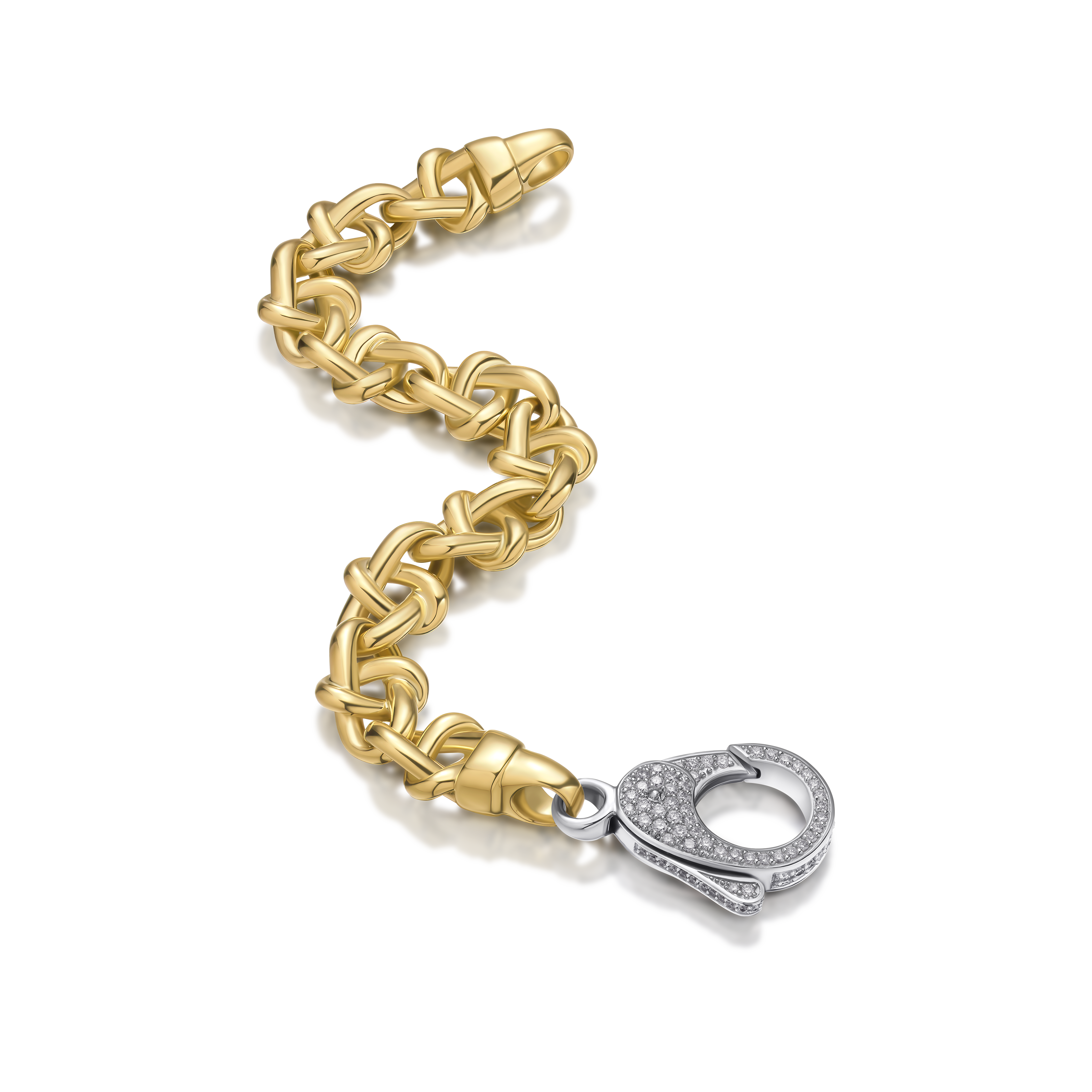 Infinity Collection 18ct Yellow Gold Diamond Set Bracelet