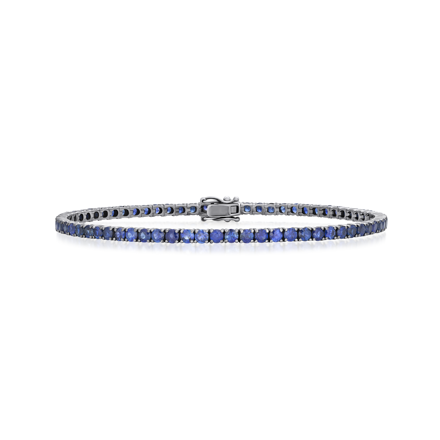 6.67cts Blue Sapphire Line Bracelet