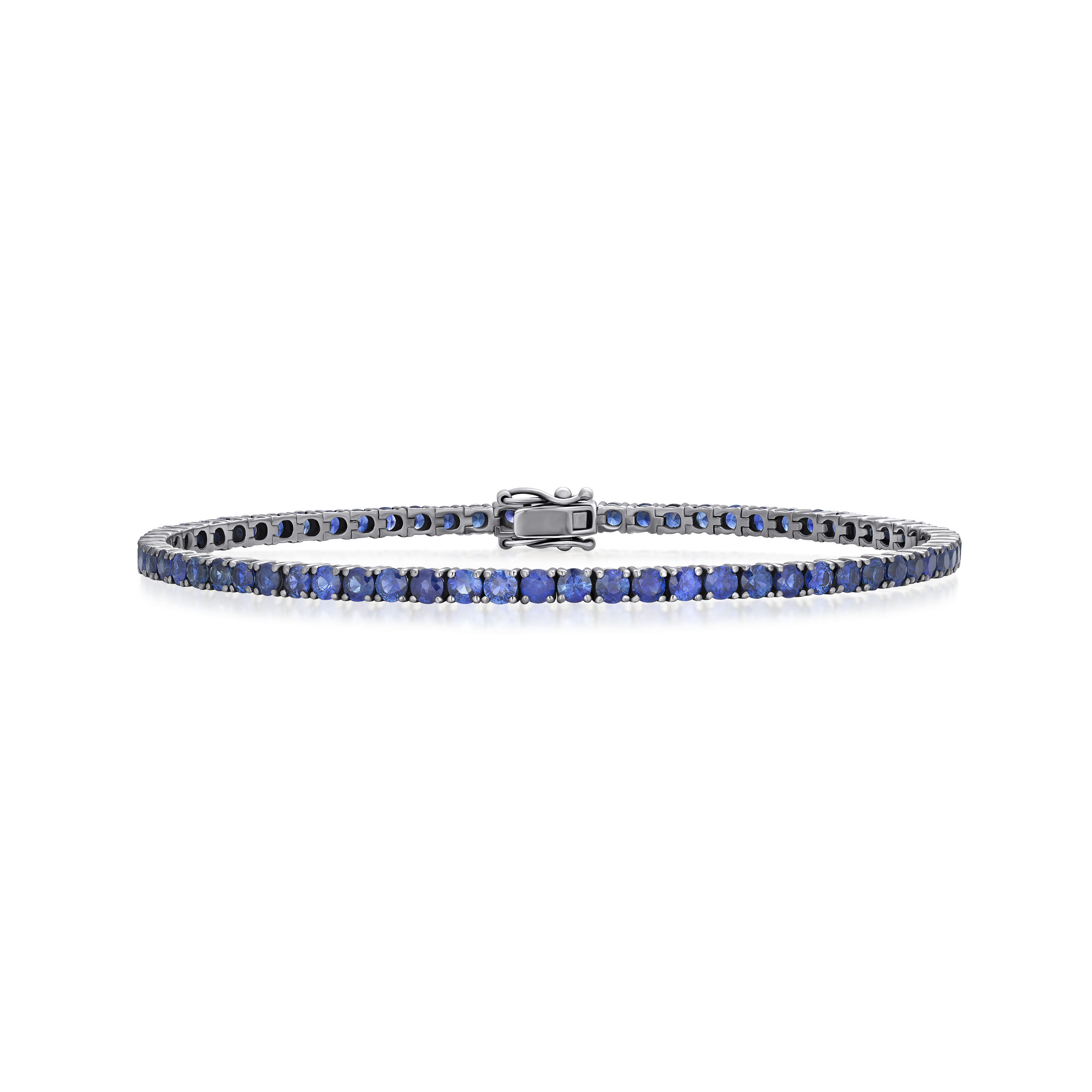6.67cts Blue Sapphire Line Bracelet