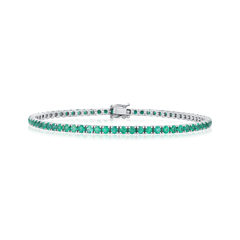 5.07cts Emerald Line Bracelet