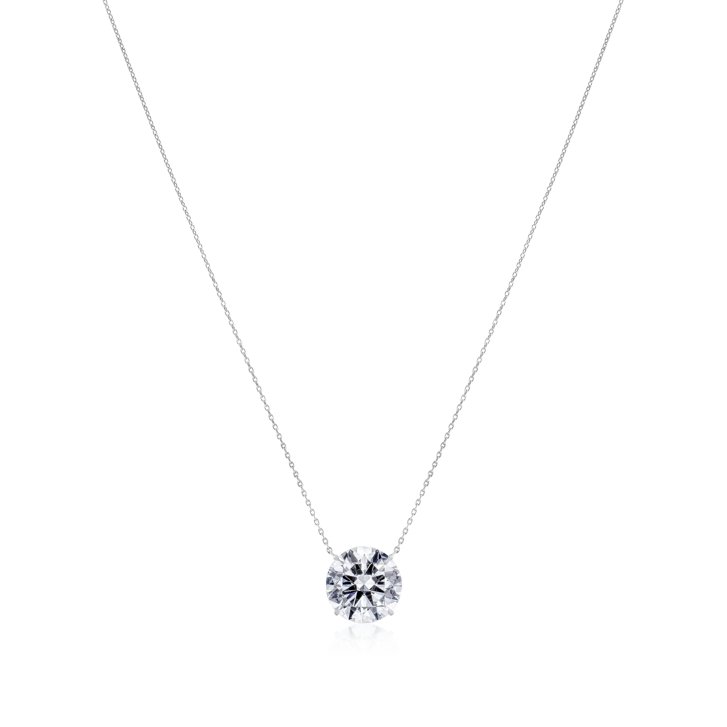 5.01ct Round Brilliant Cut Diamond Superfine Pendant