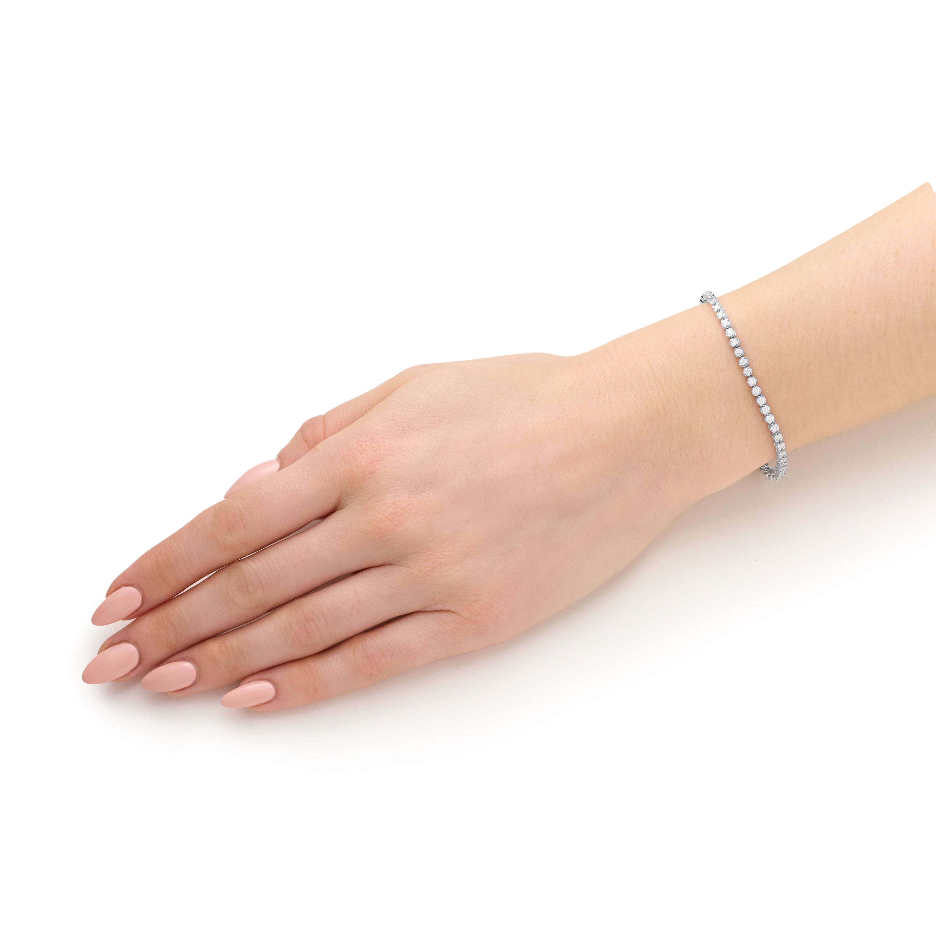 1.78ct Round Brilliant Cut Diamond Line Bracelet
