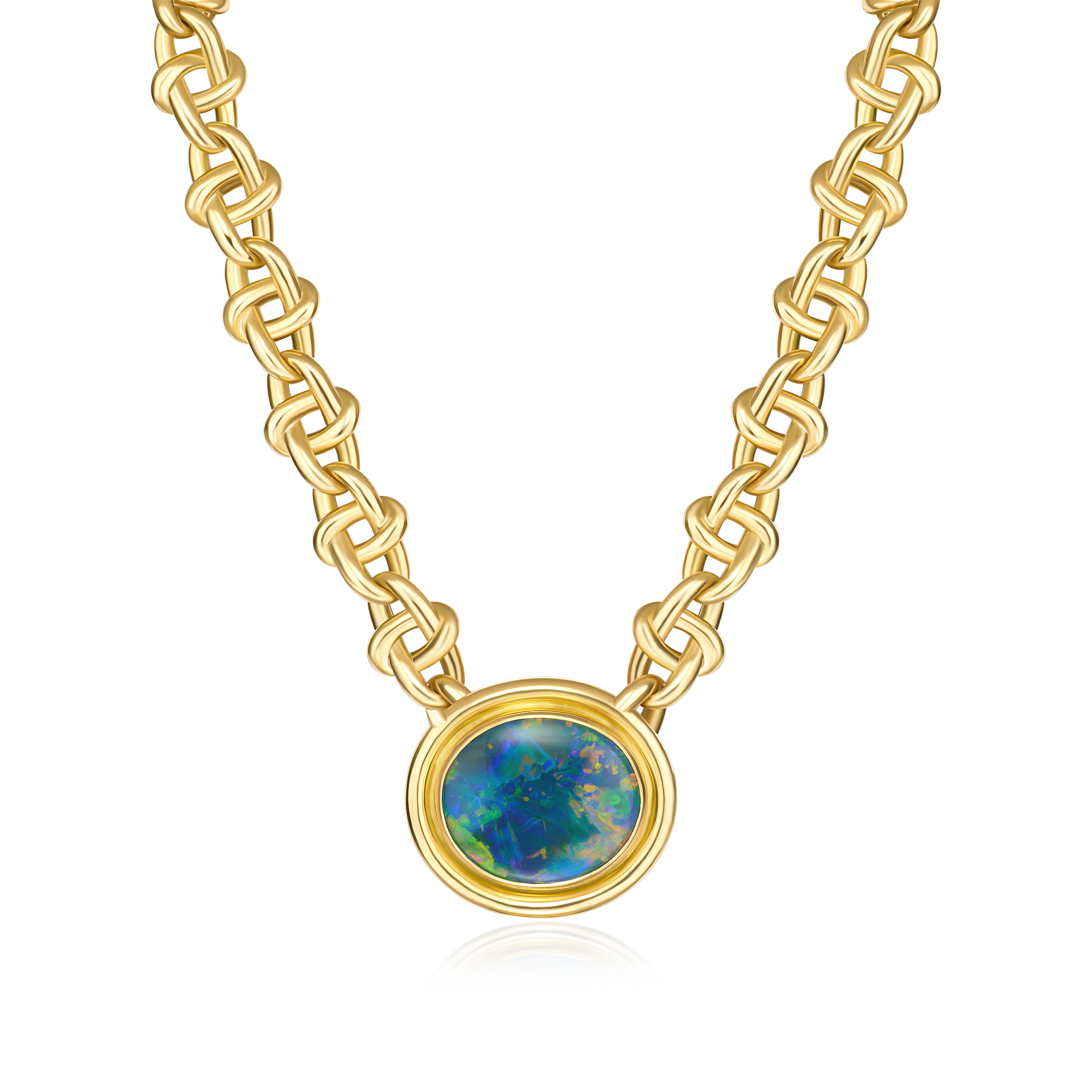 16.67ct Opal Infinity Necklace