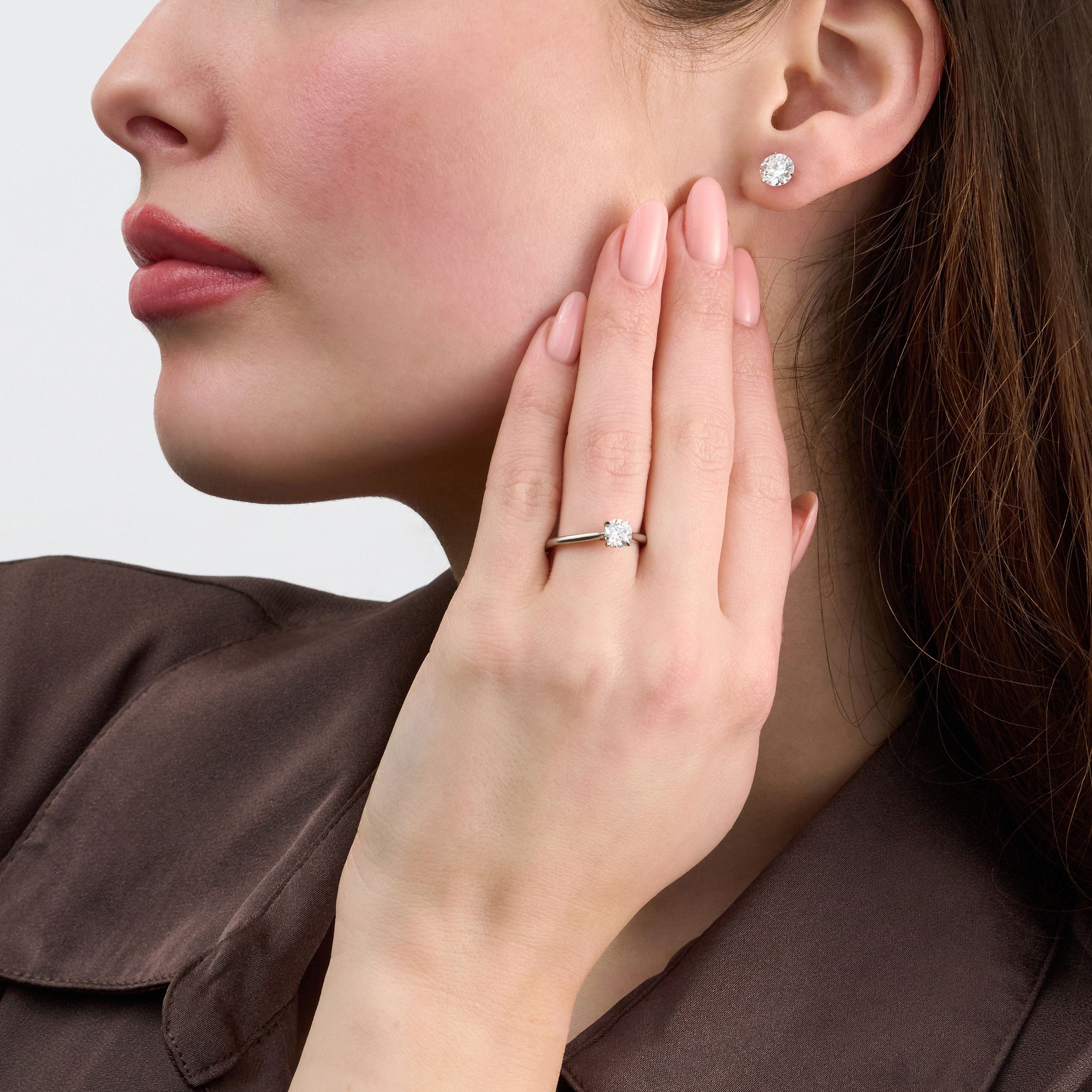 0.70ct Round Brilliant Cut Diamond Solitaire Ring