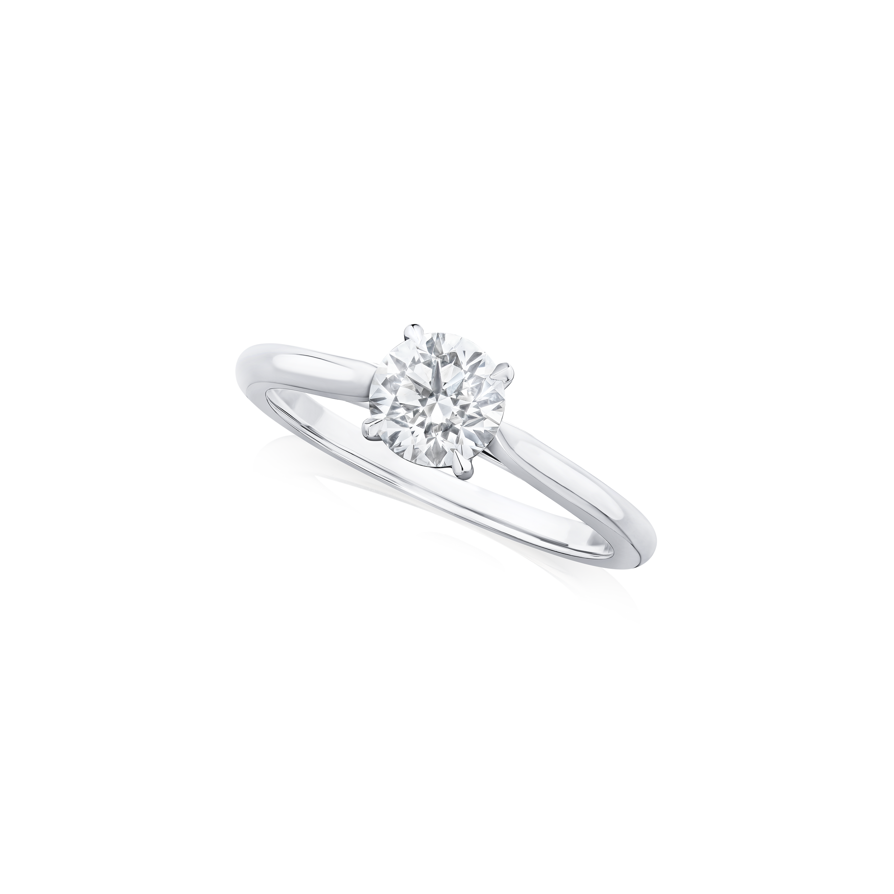 0.70ct Round Brilliant Cut Diamond Solitaire Ring