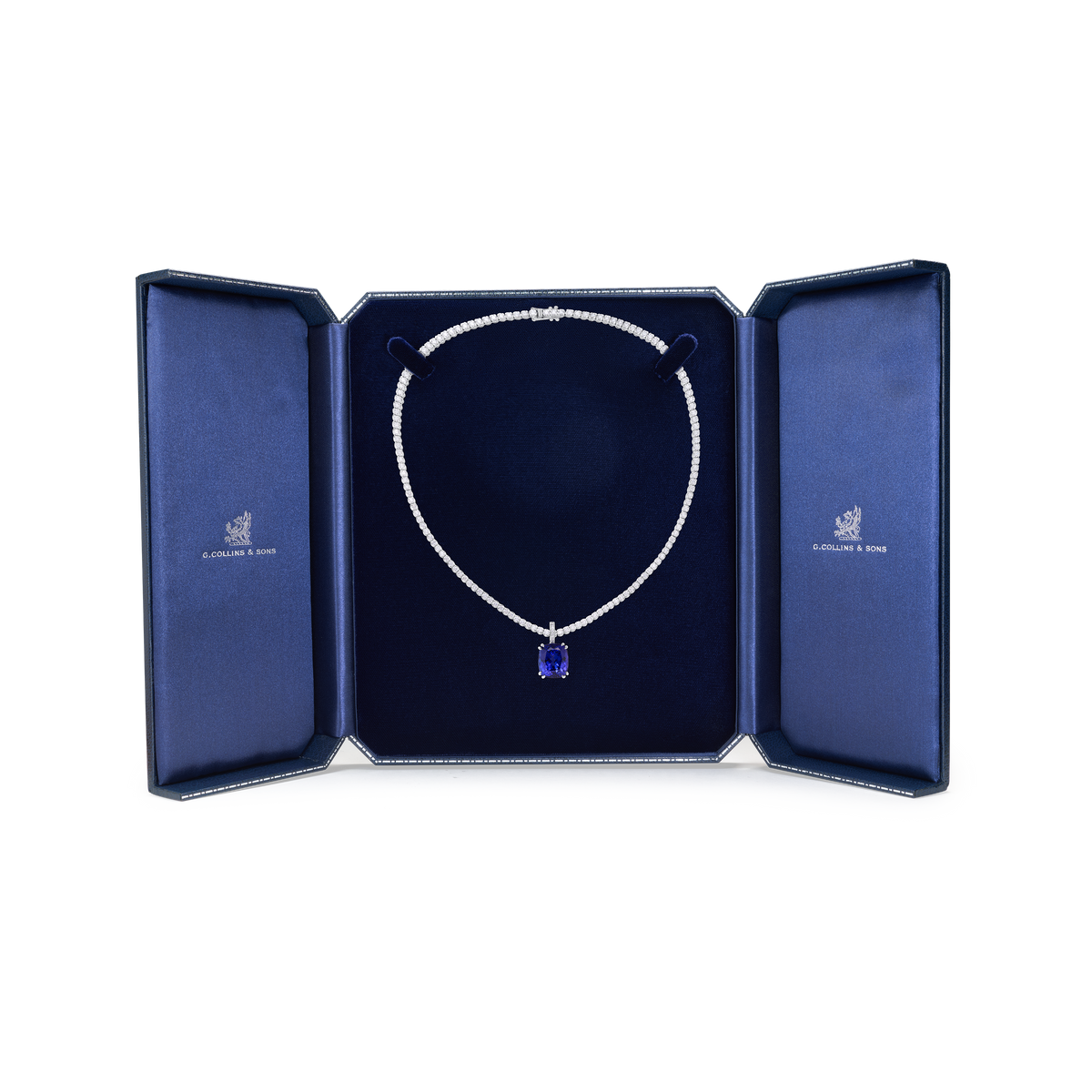 16.65ct Cushion Shape Tanzanite Pendant