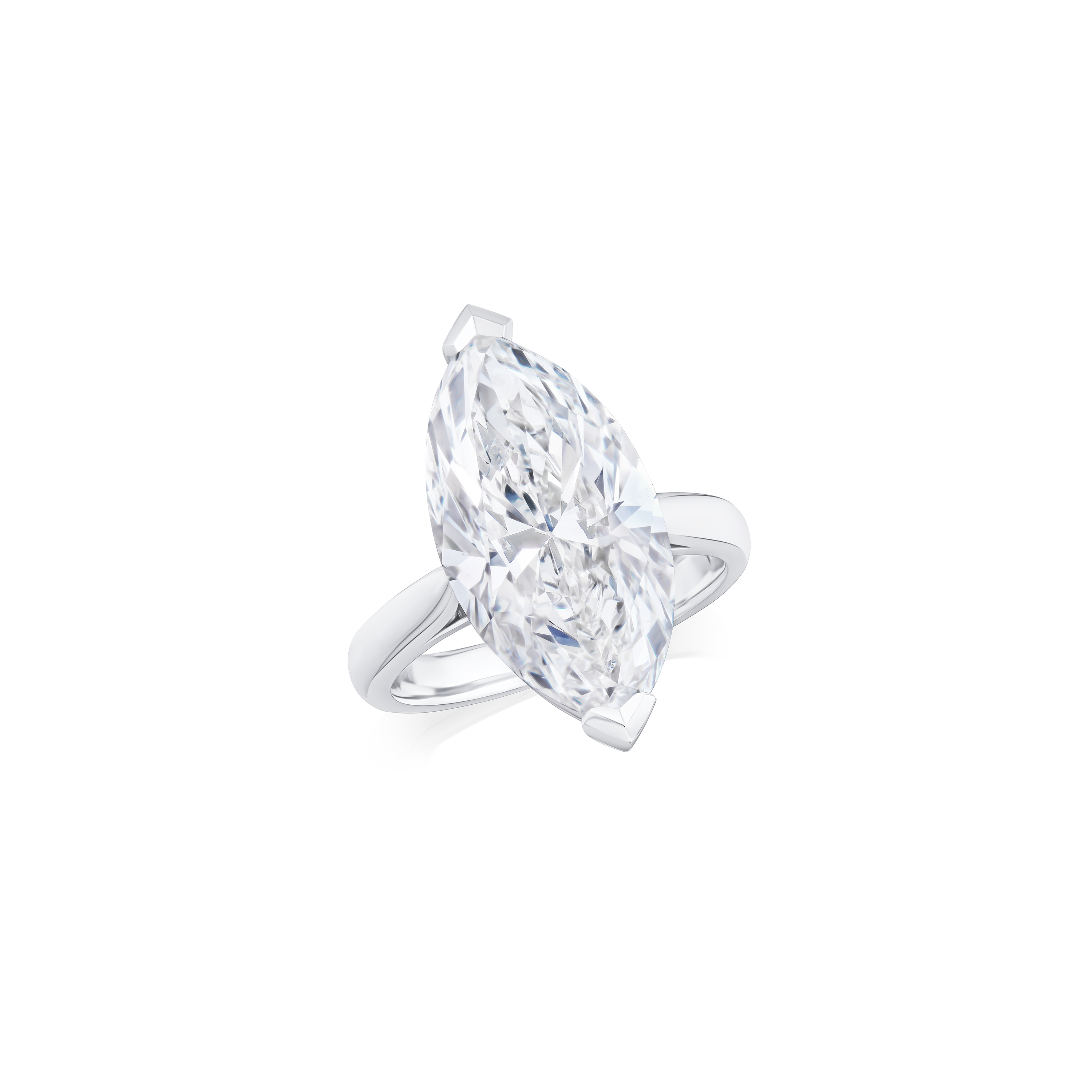 7.24ct Marquise Cut Diamond Solitaire Ring