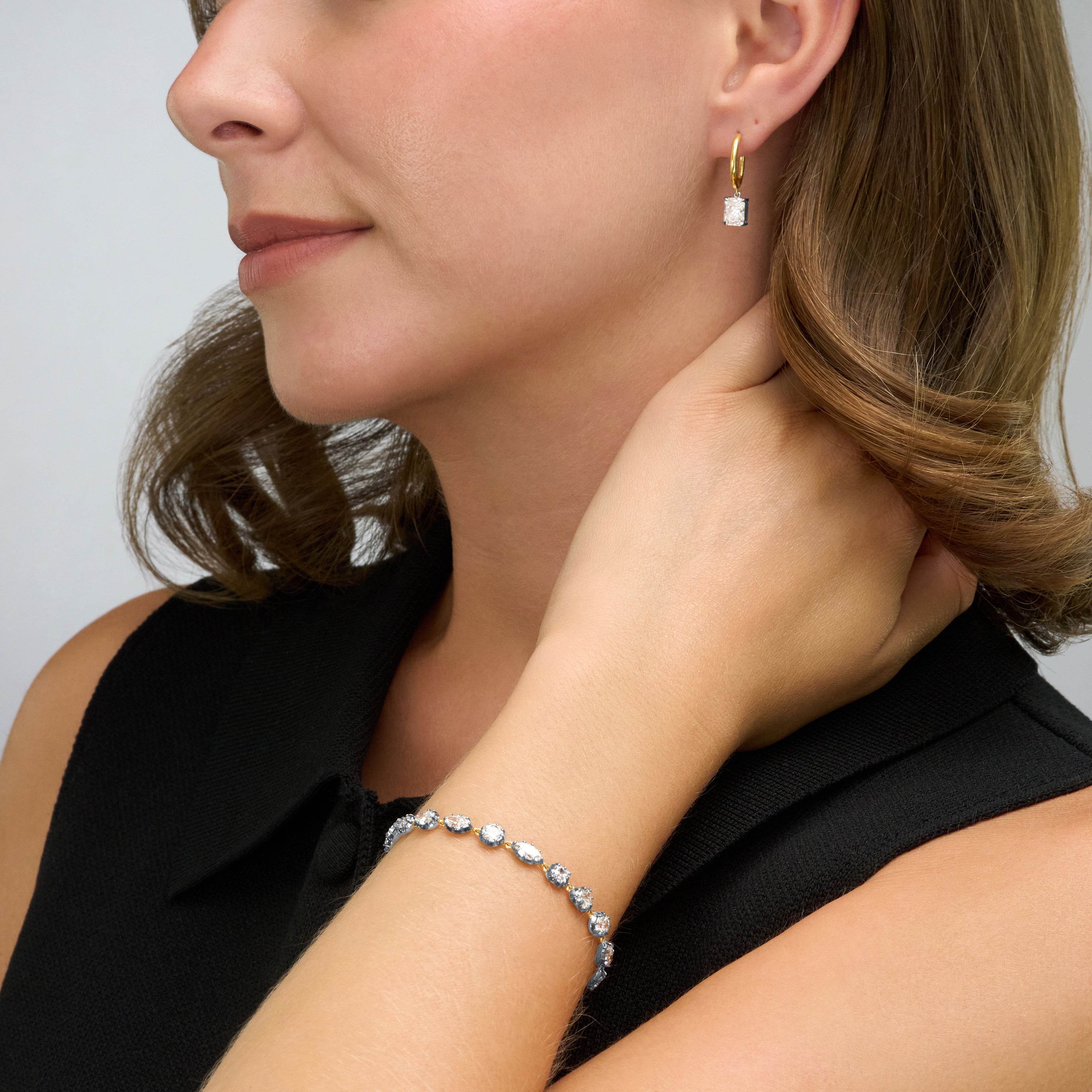 Mixed Cut Diamond Bracelet