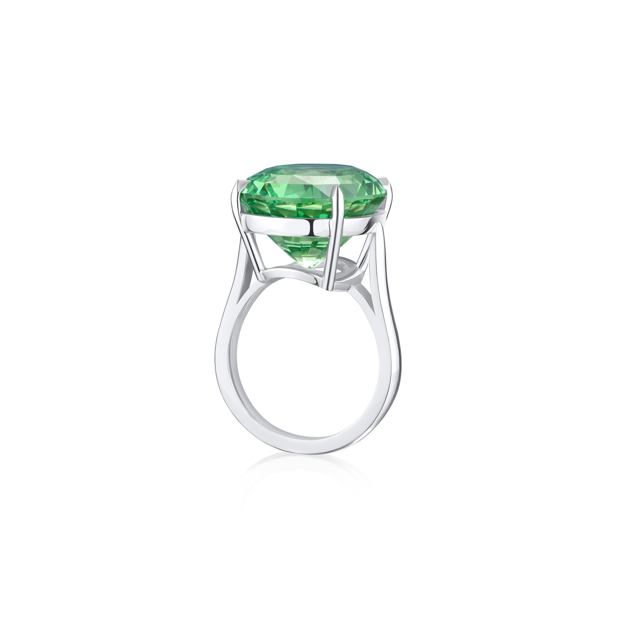 21.33ct Tsavorite Solitaire Ring