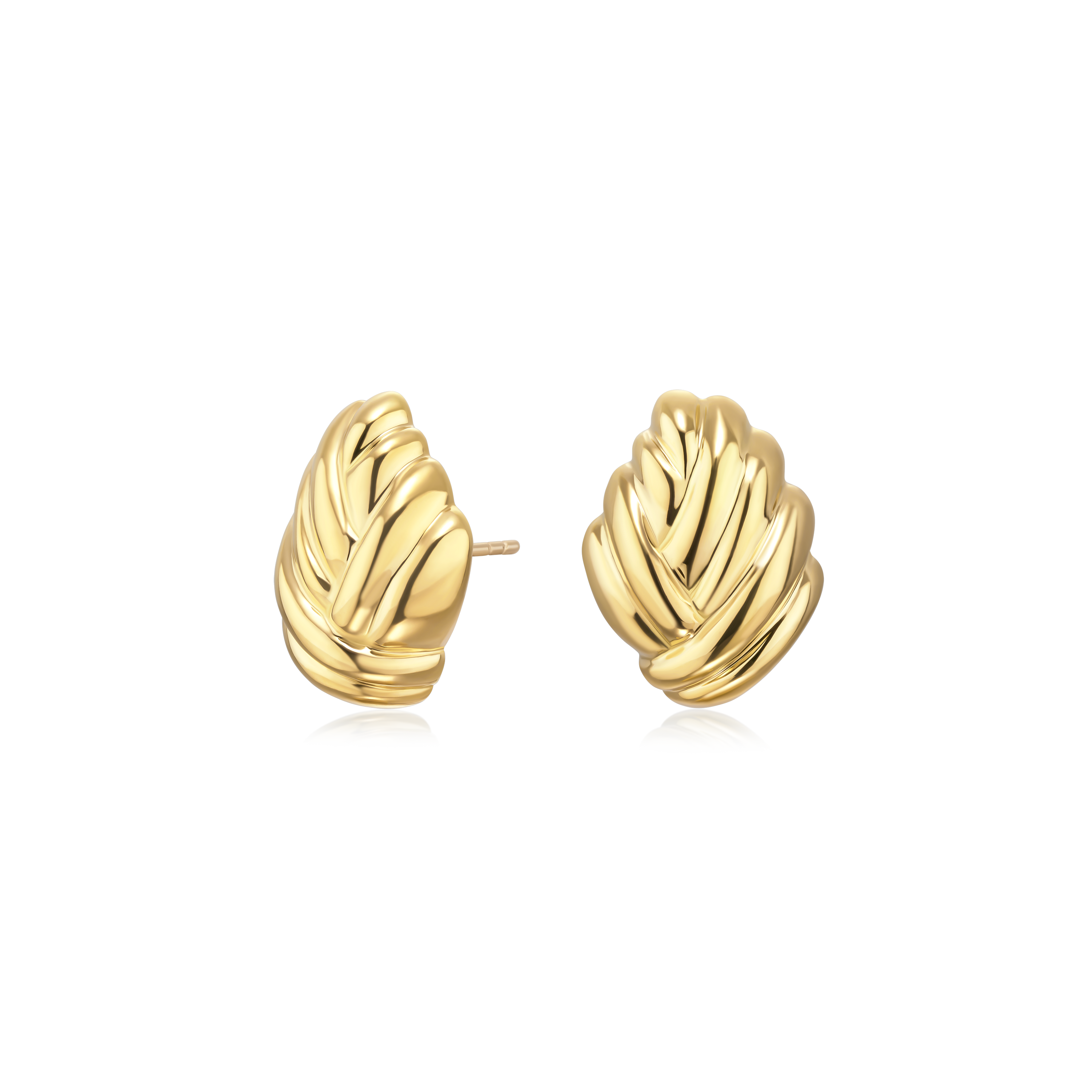18ct Yellow Gold Knot Earrings