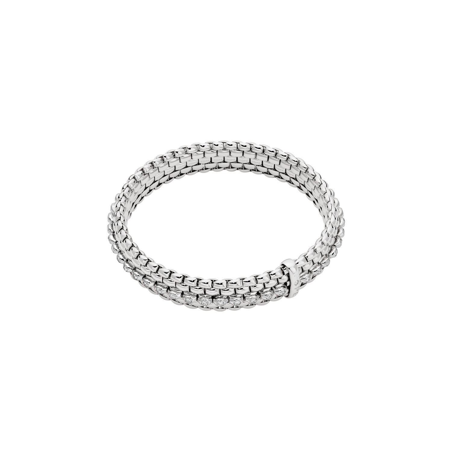Panorama Flex'it 18ct White Gold Diamond Set Bracelet