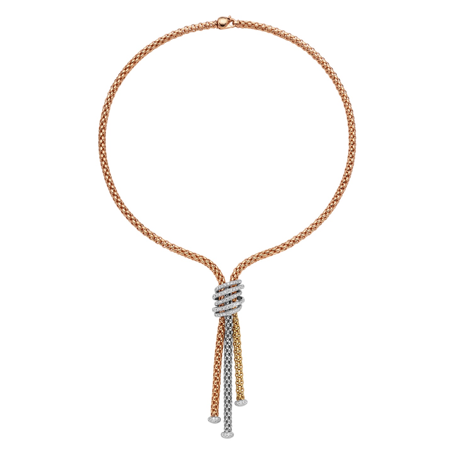 Solo 18ct Gold Multistrand Necklace