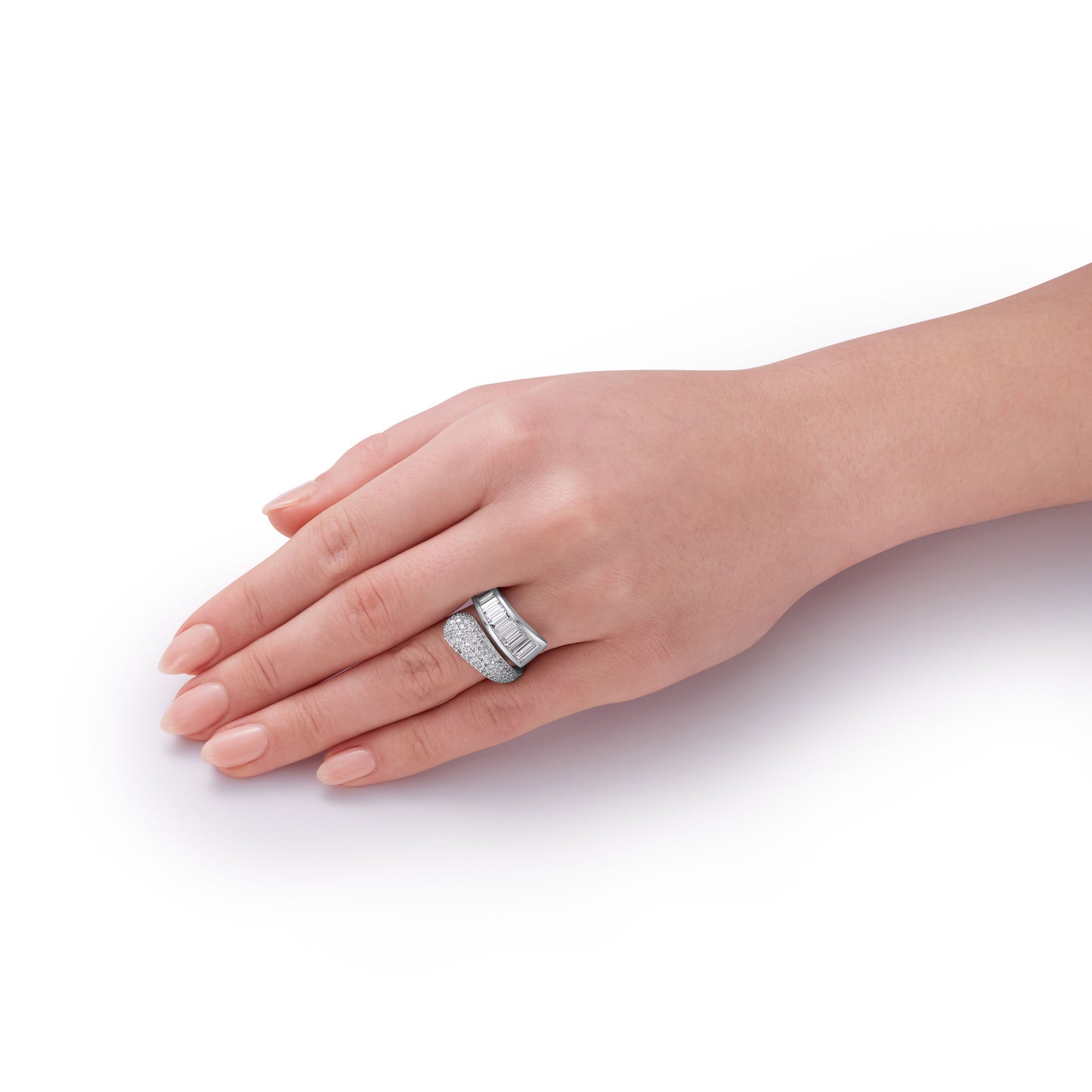 Infinity Collection Platinum Zoë Ring