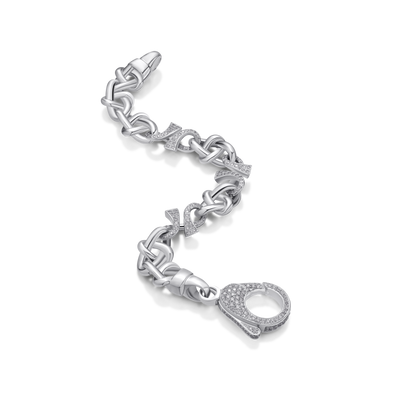 Infinity Collection 18ct White Gold Diamond Set Bracelet