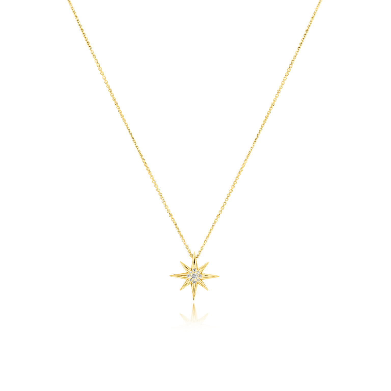 Sienna Collection 18ct Yellow Gold Diamond Set Small Pendant