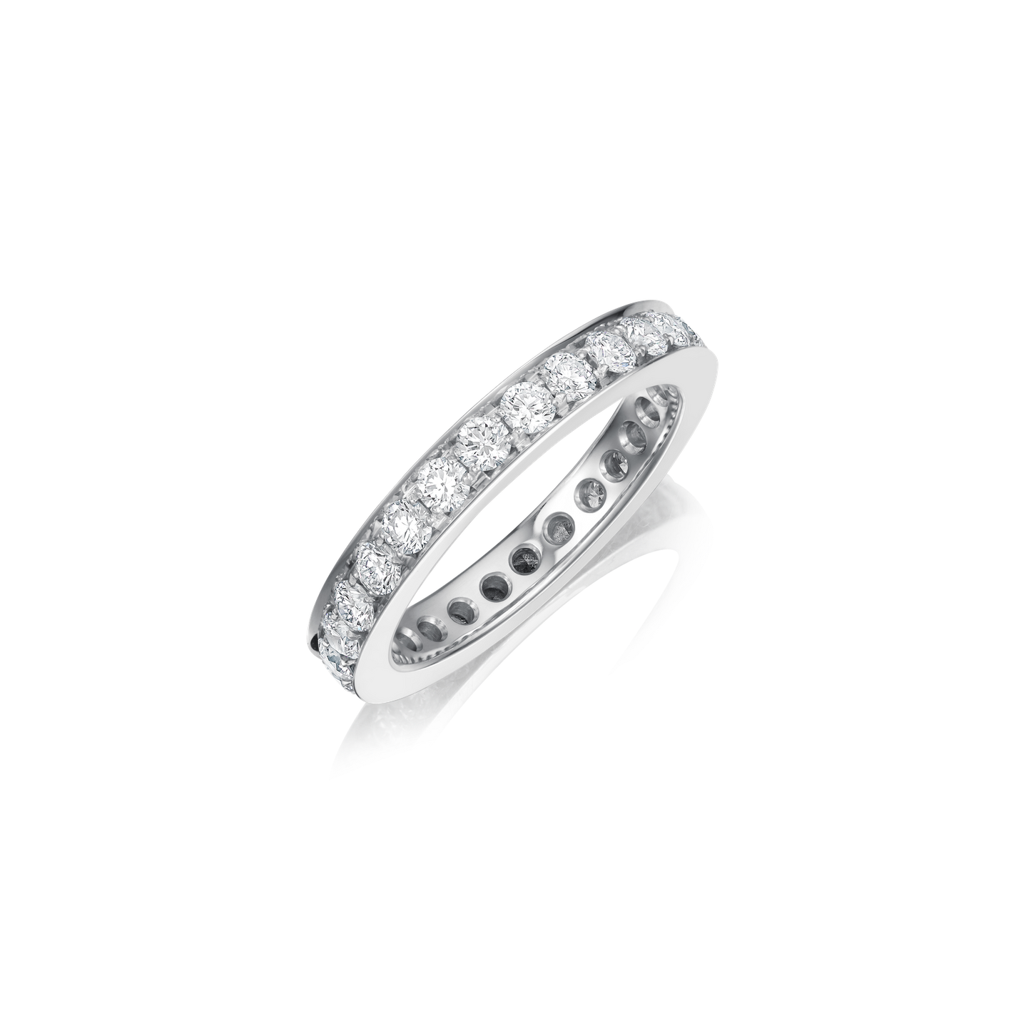 Skyline Collection Platinum Diamond Ring 3mm
