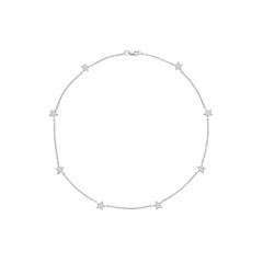 Diamond Set Star Necklet