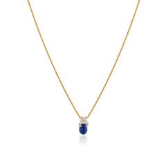 Sapphire and Diamond Pendant