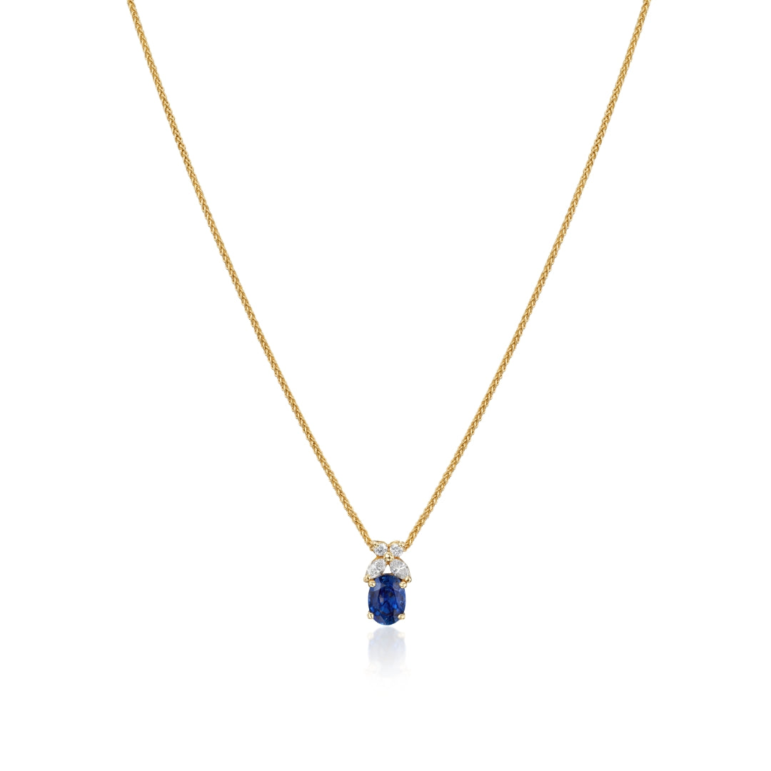 Sapphire and Diamond Pendant