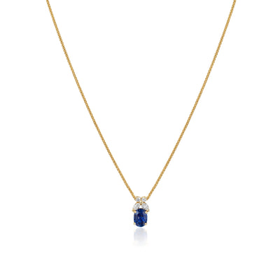 Sapphire and Diamond Pendant