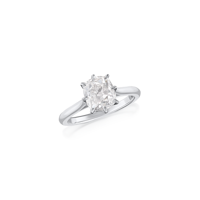 2.11cts Old-Cut Diamond Solitaire Ring