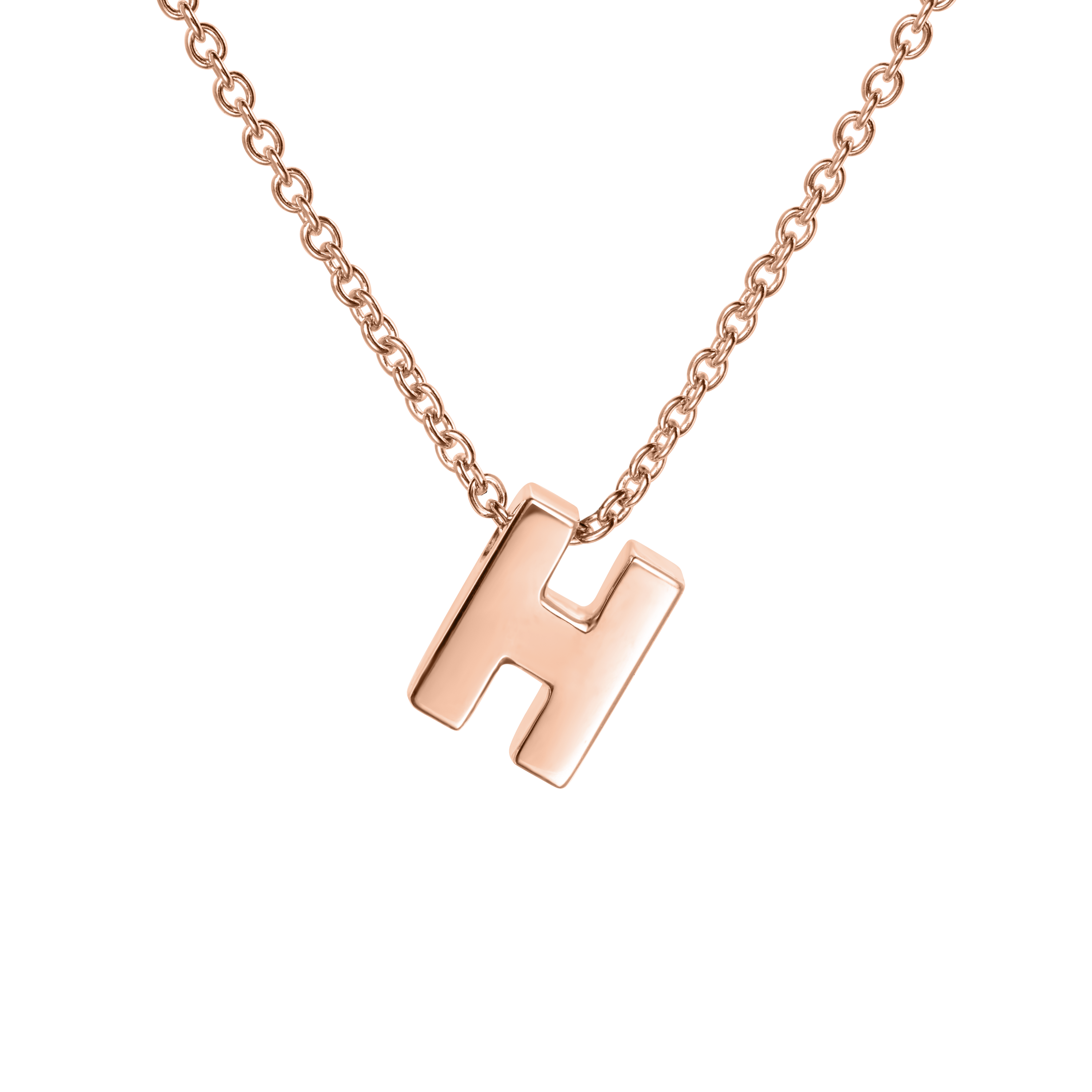 Mini Heirlooms 18ct Rose Gold Initial Pendant