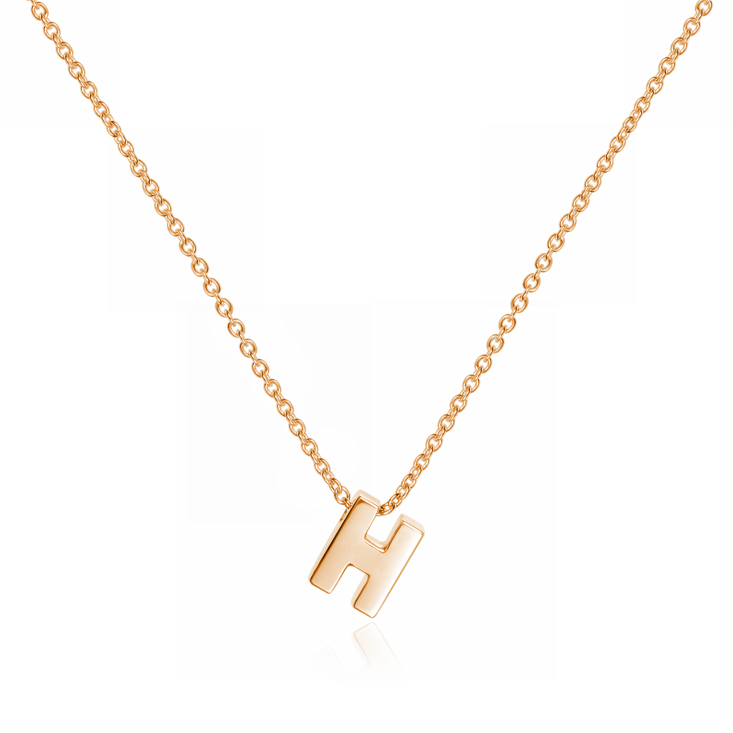 Mini Heirlooms 18ct Rose Gold Initial Pendant