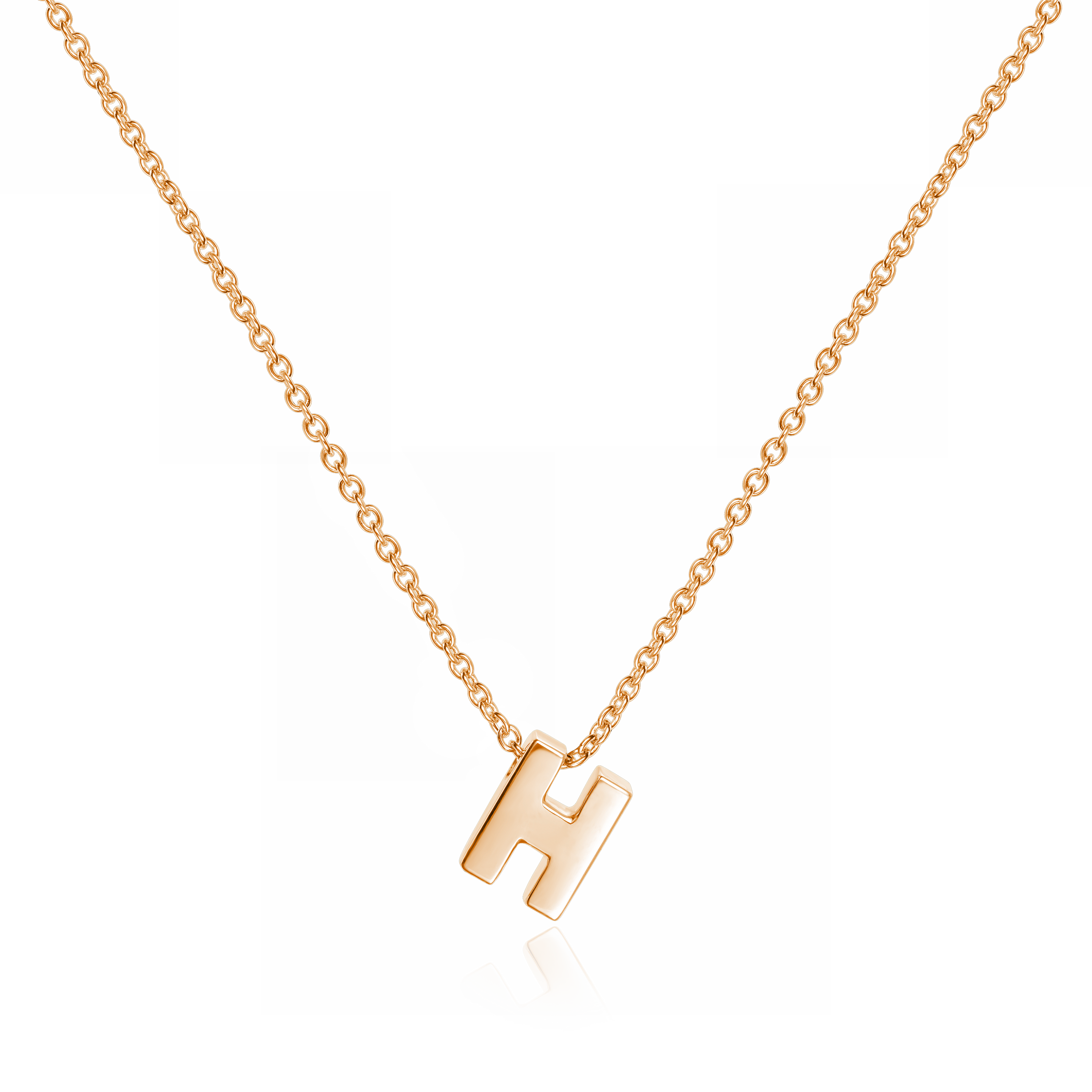Mini Heirlooms 18ct Rose Gold Initial Pendant
