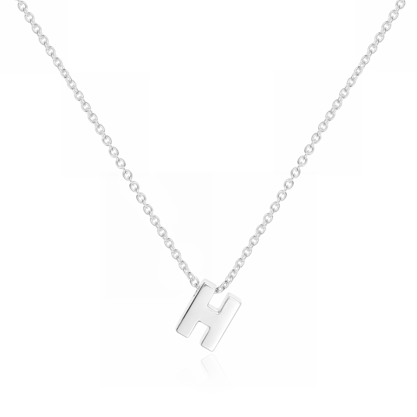 Mini Heirlooms 18ct White Gold Initial Pendant