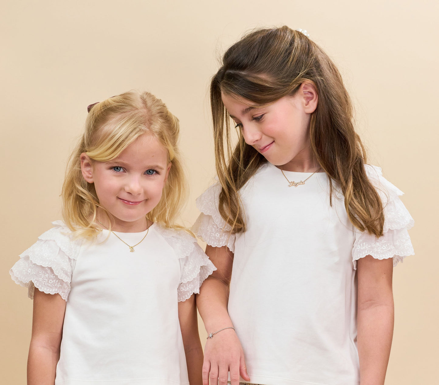 Mini Heirlooms 18ct Rose Gold Diamond Set Name Pendant