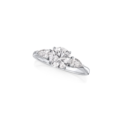 1.50cts Round Brilliant-Cut Diamond Three Stone Ring