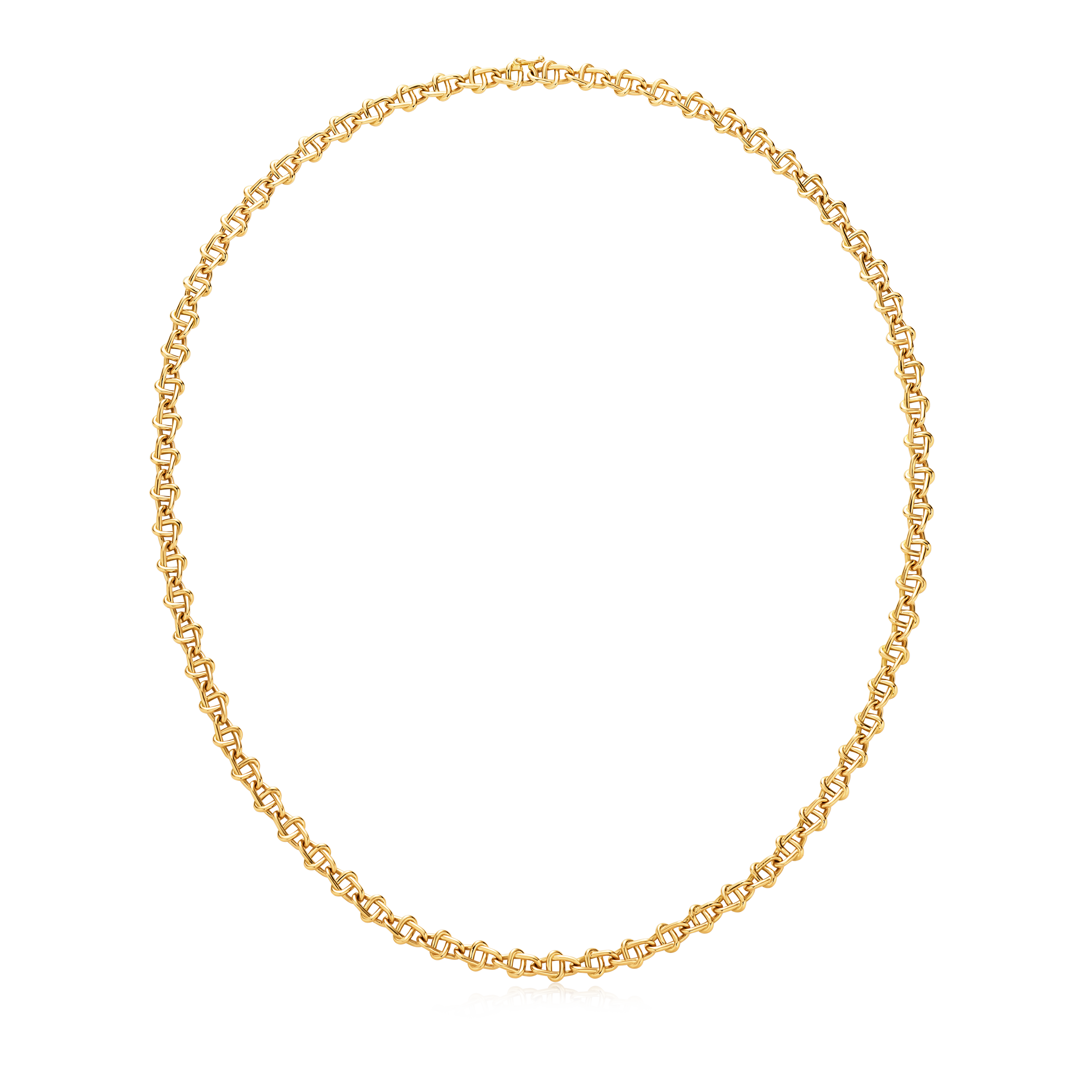 Infinity Collection 18ct Yellow Gold Small Link Chain 20"