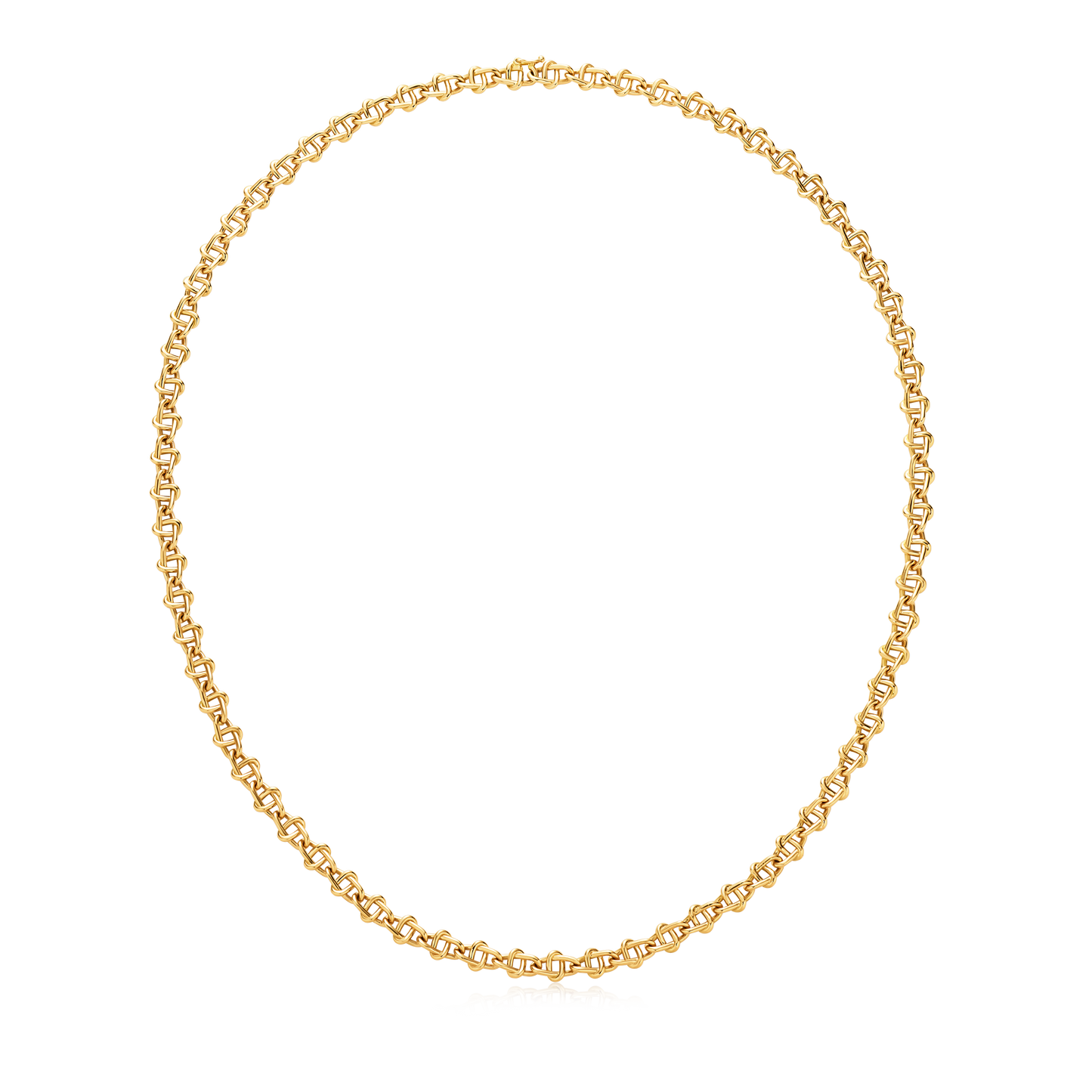 Infinity Collection 18ct Yellow Gold Small Link Chain 20"