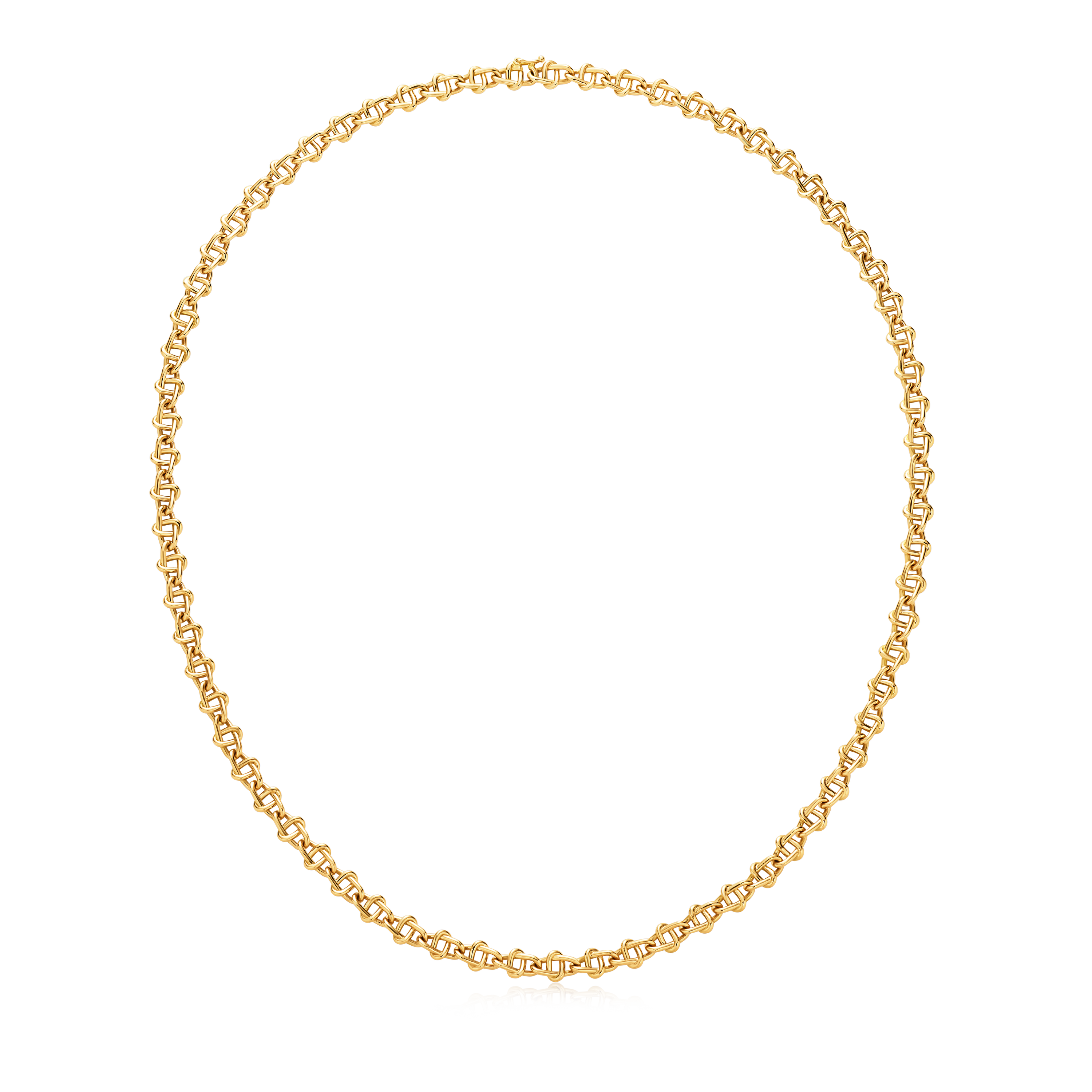 Infinity Collection 18ct Yellow Gold Small Link Chain 20"