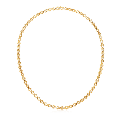 Infinity Collection 18ct Yellow Gold Small Link Chain 20"