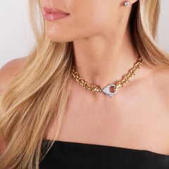 Infinity Collection 18ct Yellow Gold Diamond Set Necklace