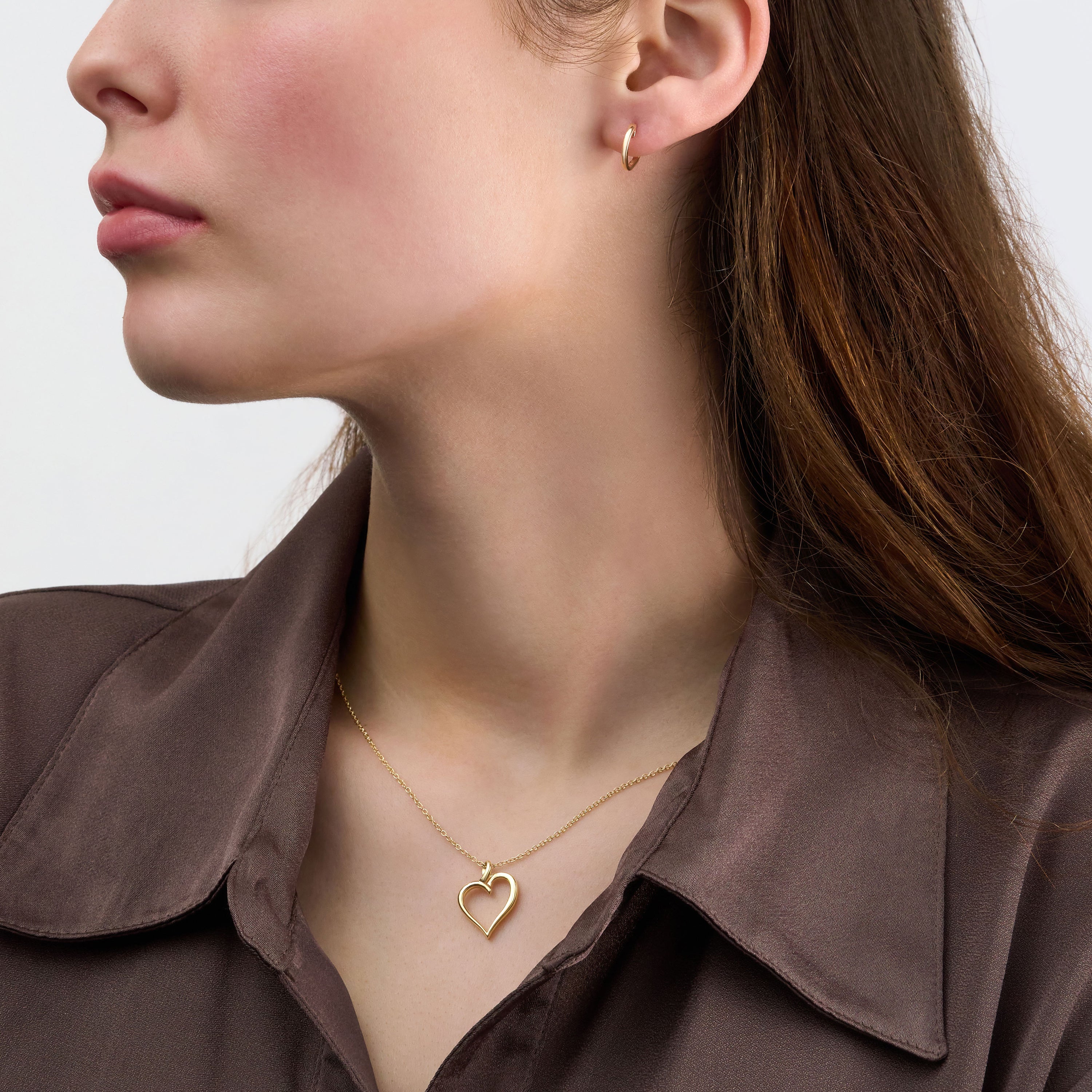 18ct Rose Gold Hoop Earrings