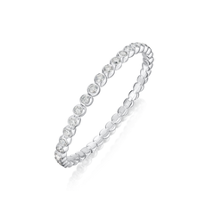 7.60cts Diamond Flexi Bangle in 18ct White Gold
