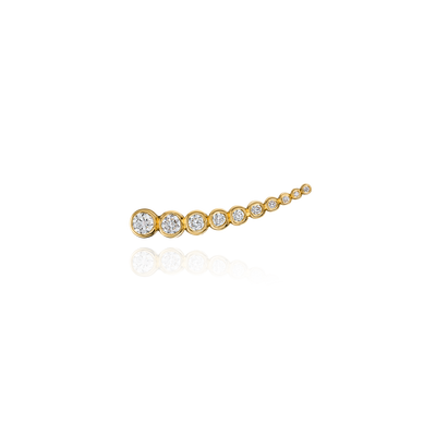 0.38ct Graduated Diamond Earcuff (single)