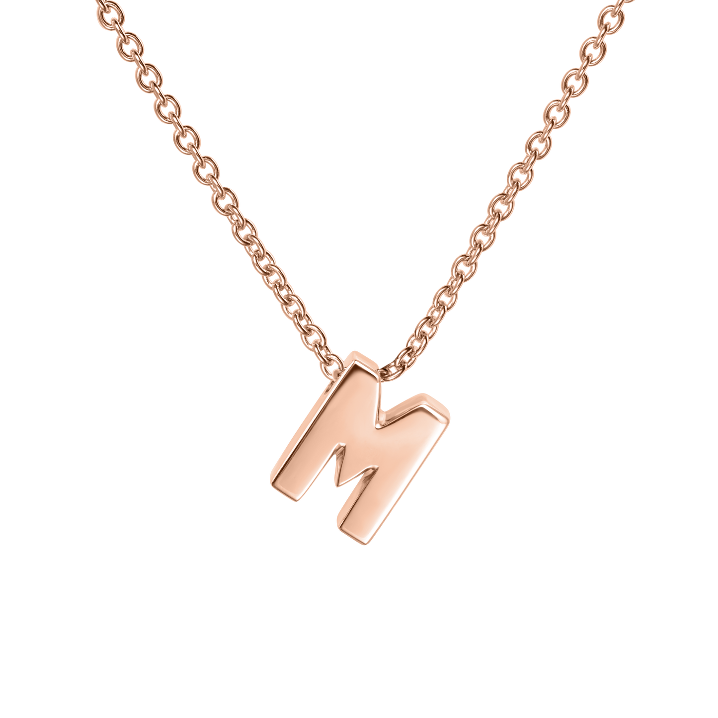Mini Heirlooms 18ct Rose Gold Initial Pendant
