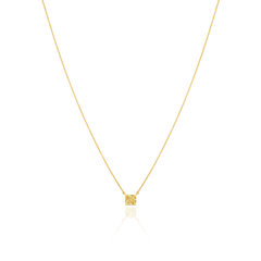 0.52cts Natural Fancy Yellow Diamond Pendant