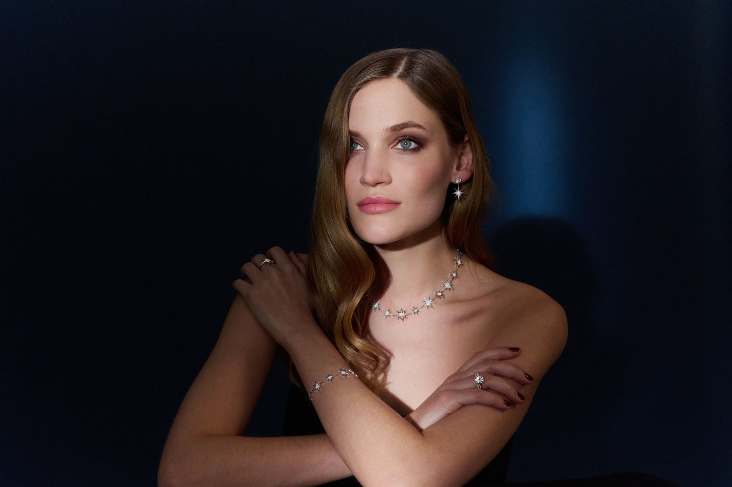 Sienna Collection Diamond Set Star Necklet