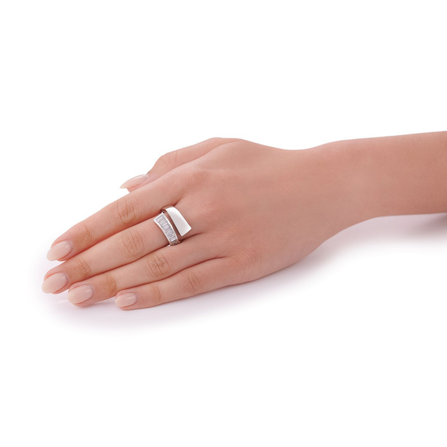 Infinity Collection Baguette Cut Diamond Set Ring