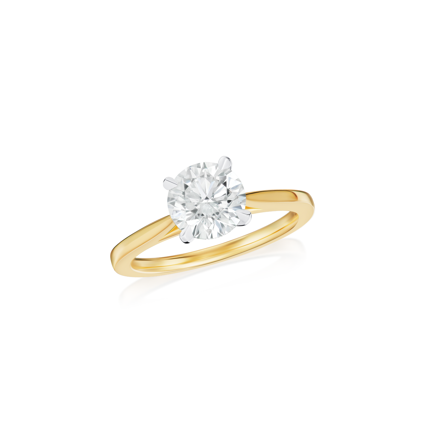 1.35cts Round Brilliant-Cut Solitaire Diamond Ring