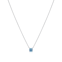 0.53ct Cushion Shape Aquamarine Pendant