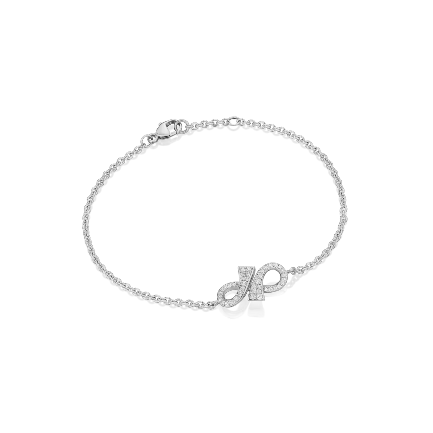 Infinity Collection 18ct White Gold Diamond Set Bracelet