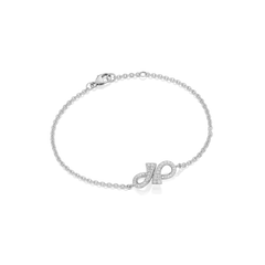 Infinity Collection 18ct White Gold Diamond Set Bracelet
